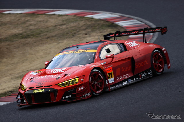 GT300クラストップのHitotsuyama Audi R8 LMS