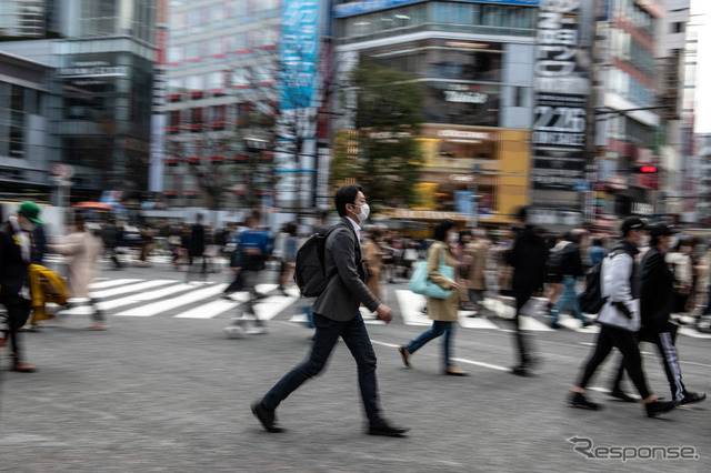 東京渋谷(3月11日)