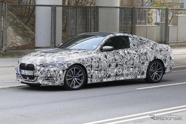 BMW 4シリーズ 新型プロトタイプ（スクープ写真）