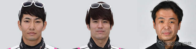 HOPPY team TSUCHIYA、左から松井孝允、佐藤公、土屋武士