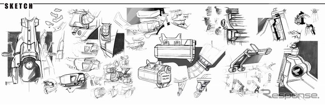 ホンダ CT125・ハンターカブ イメージスケッチ