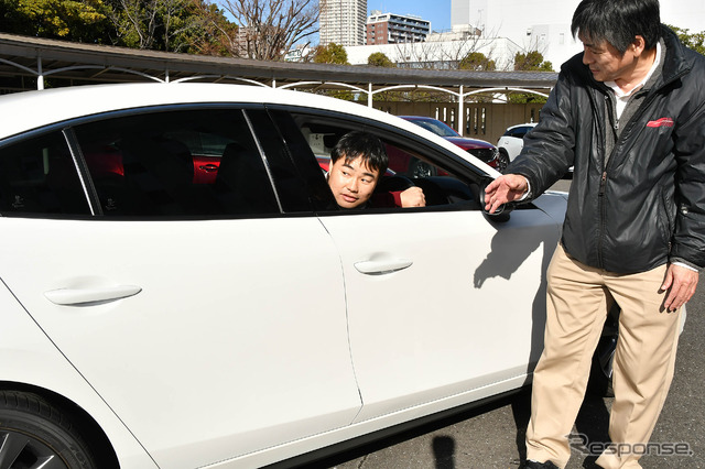 続いてマツダ3でも体験