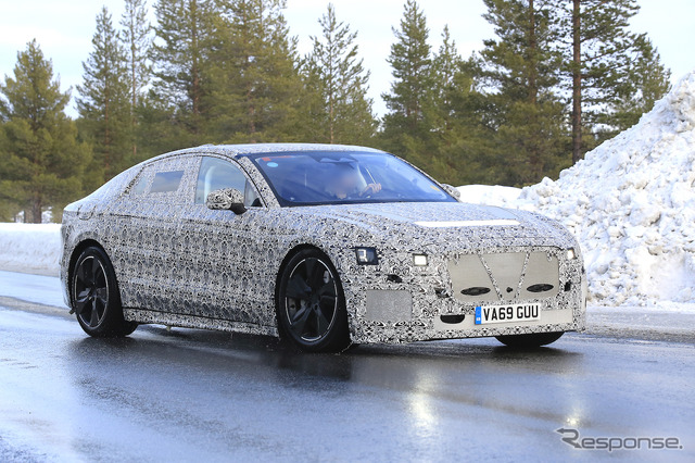 ジャガー XJ 次世代型プロトタイプ(スクープ写真)