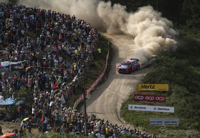 2019年WRCポルトガル戦の模様。
