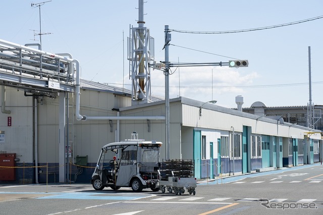屋内外で自動搬送可能な高い技術
