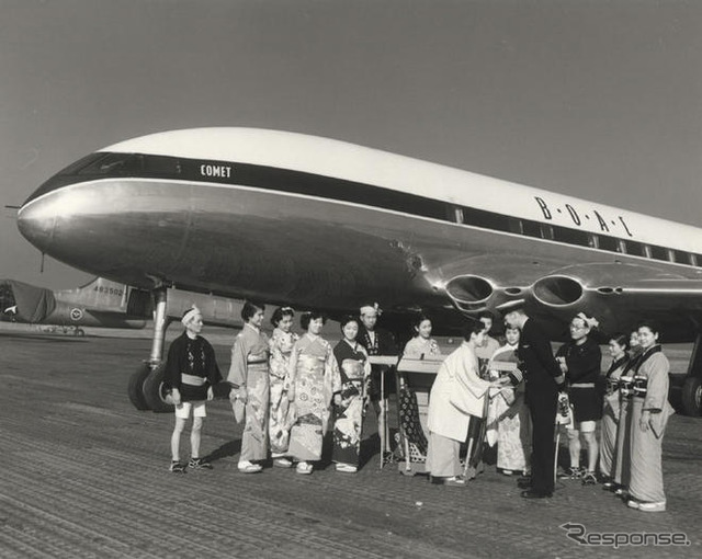 BAアテンダント歴代ユニフォーム写真蔵…日本就航60周年