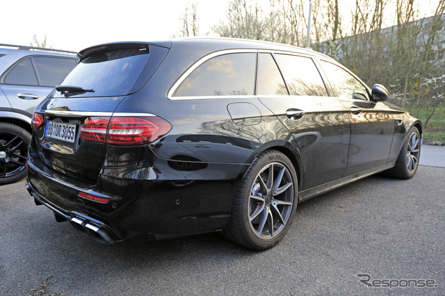 メルセデス AMG E63 ステーションワゴン新型プロトタイプ（スクープ写真）