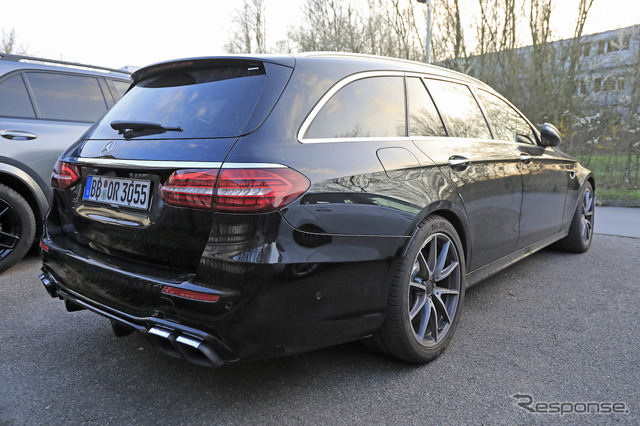 メルセデス AMG E63 ステーションワゴン新型プロトタイプ（スクープ写真）