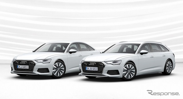 アウディ A6 40 TDI クワトロ（左）/A6アバント 40 TDI クワトロ