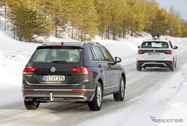 VW ティグアン GTE プロトタイプ(スクープ写真)