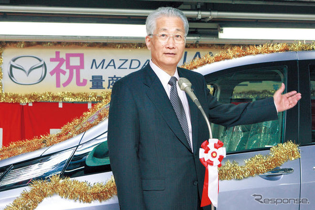 マツダ、新型ミニバン ビアンテ の生産開始