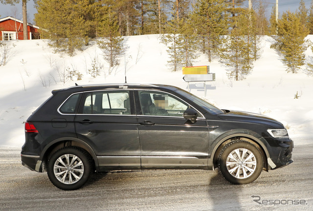 VW ティグアン GTE プロトタイプ(スクープ写真)