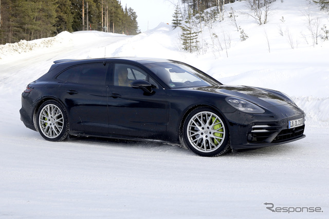 ポルシェ パナメーラ スポーツツーリスモ 改良新型(スクープ写真)