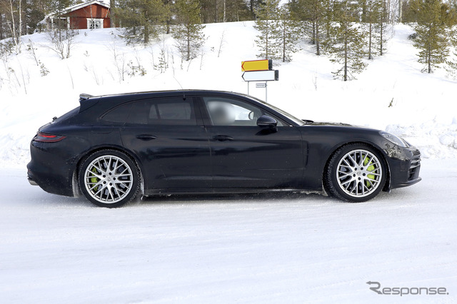ポルシェ パナメーラ スポーツツーリスモ 改良新型(スクープ写真)