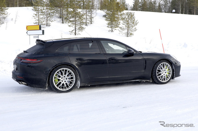 ポルシェ パナメーラ スポーツツーリスモ 改良新型(スクープ写真)