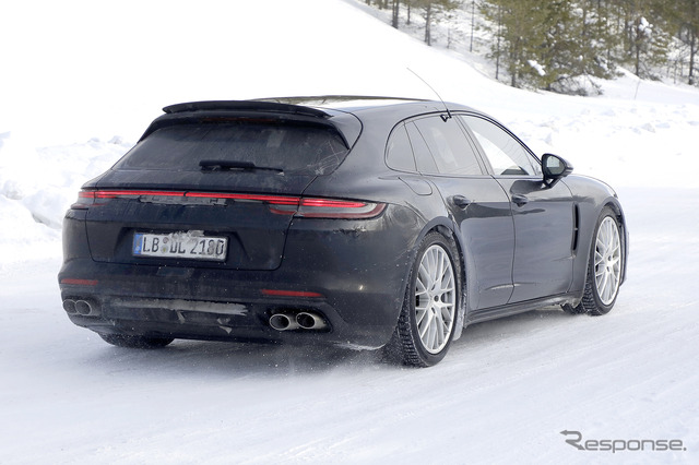 ポルシェ パナメーラ スポーツツーリスモ 改良新型(スクープ写真)