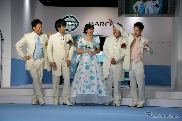 日産 マーチコレット 発表…CMに沖樹莉亜さん