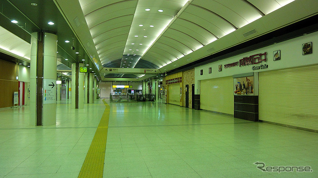 東京駅 京葉 地下八重洲口（2020年4月5日20時ごろ）