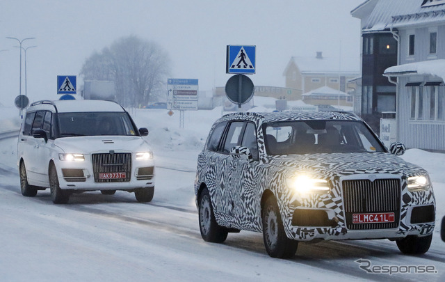 アウルス コマンダント 開発車両（スクープ写真）