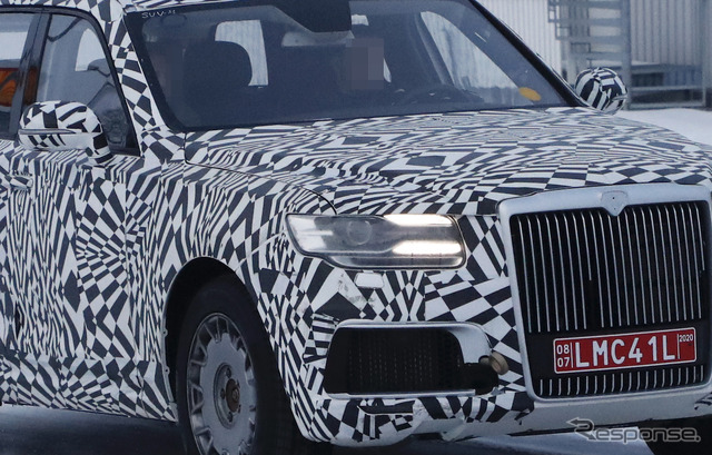アウルス コマンダント 開発車両(スクープ写真)