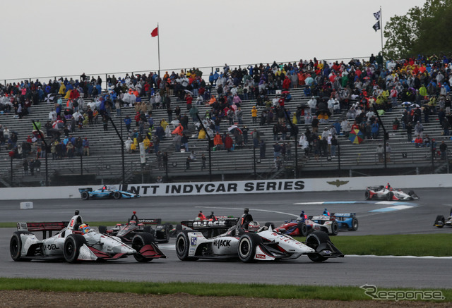 インディアナポリスは10月にロードコース戦の「Race 2」を実施する（写真は2019年のインディアナポリス・ロードコース戦）。
