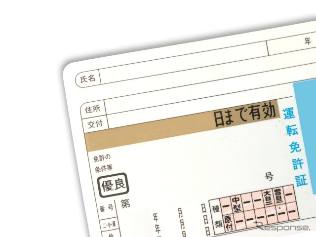 運転免許証(イメージ)