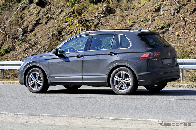 VW ティグアン 改良新型プロトタイプ(スクープ写真)