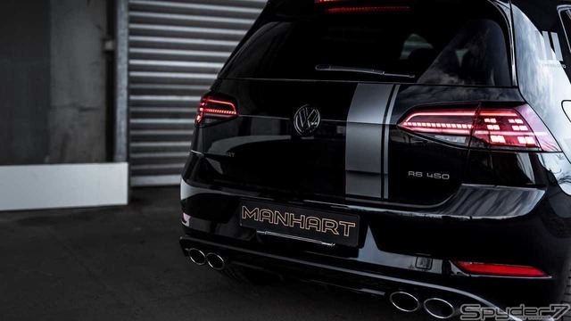 狂気の450馬力...マンハート、VWゴルフRを過激にチューン!