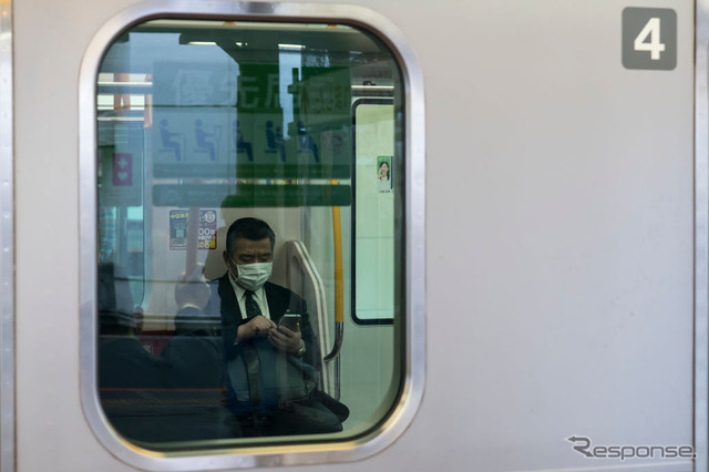 4月8日、新宿駅