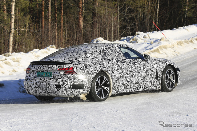 アウディ e-tron GT 開発車両(スクープ写真)