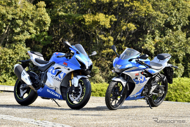 GSX-R1000R、GSX-R125(100周年記念特別カラー)
