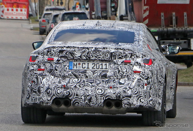 BMW M4 新型プロトタイプ(スクープ写真)