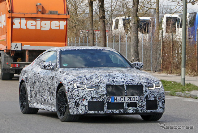 BMW M4 新型プロトタイプ(スクープ写真)