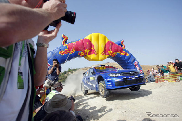 【スバルWRC】写真蔵…インプレッサWRC2008、表彰台デビュー