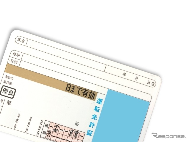 運転免許証(イメージ)