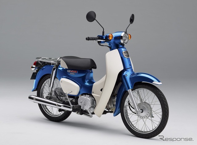 ホンダ スーパーカブ110(グリントウェーブブルーメタリック)