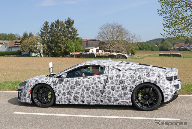 マクラーレンの新型ハイブリッド車のプロトタイプ(スクープ写真)