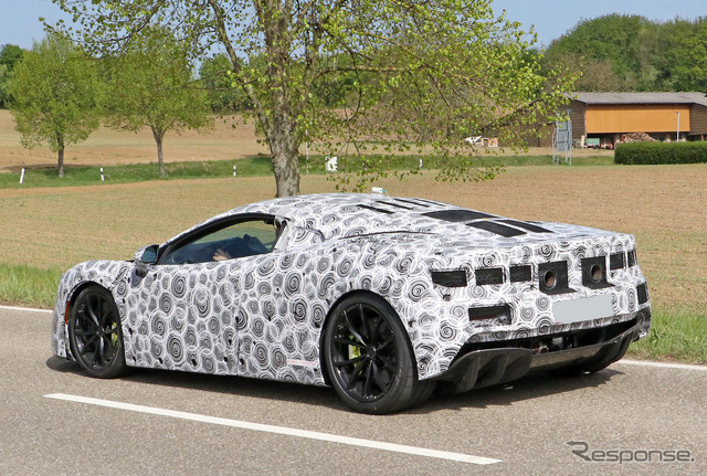 マクラーレンの新型ハイブリッド車のプロトタイプ(スクープ写真)