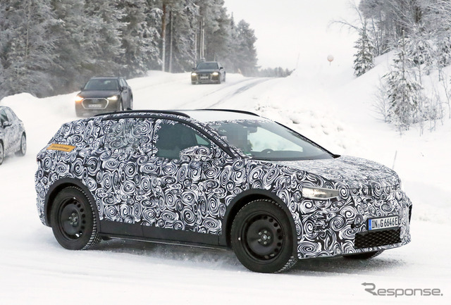 アウディ Q4 e-tron 開発車両(スクープ写真)