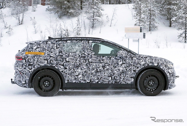 アウディ Q4 e-tron 開発車両(スクープ写真)