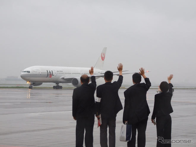 JAL「鶴丸」ラストフライト…写真蔵