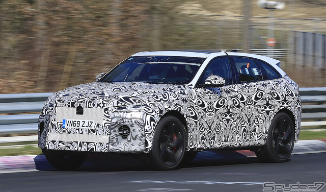 ジャガー F-PACE SVR 改良新型 プロトタイプ スクープ写真