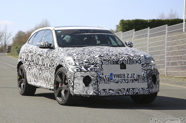 ジャガー F-PACE SVR 改良新型 プロトタイプ スクープ写真