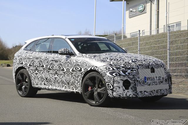 ジャガー F-PACE SVR 改良新型 プロトタイプ スクープ写真