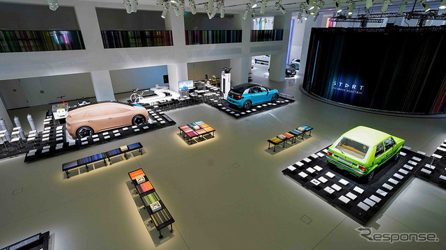 VWグループの電動車に関する特別展示「START TO DRIVE ELECTRIC」