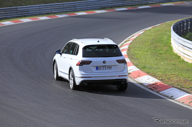 VW ティグアンR 開発車両(スクープ写真)