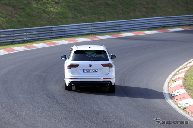VW ティグアンR 開発車両(スクープ写真)