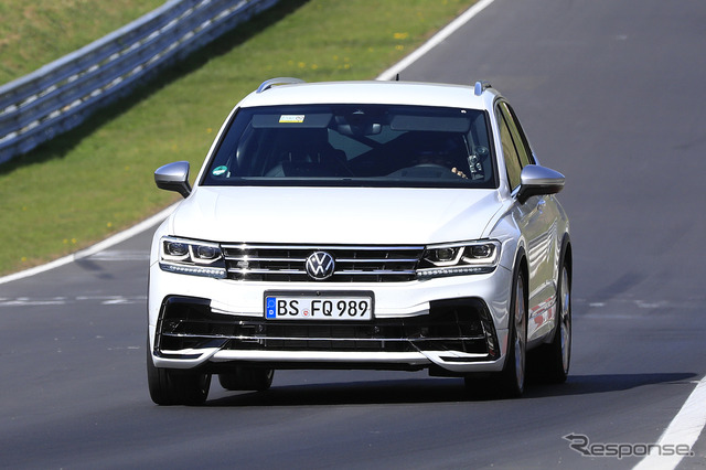 VW ティグアンR 開発車両(スクープ写真)