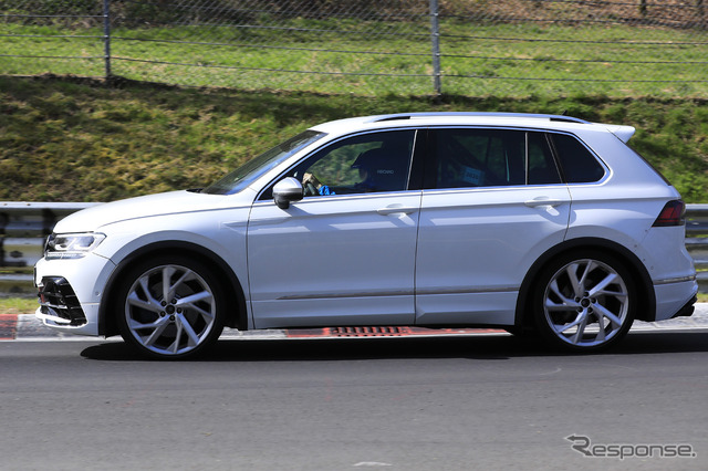 VW ティグアンR 開発車両(スクープ写真)