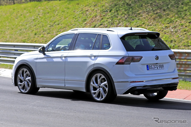 VW ティグアンR 開発車両(スクープ写真)